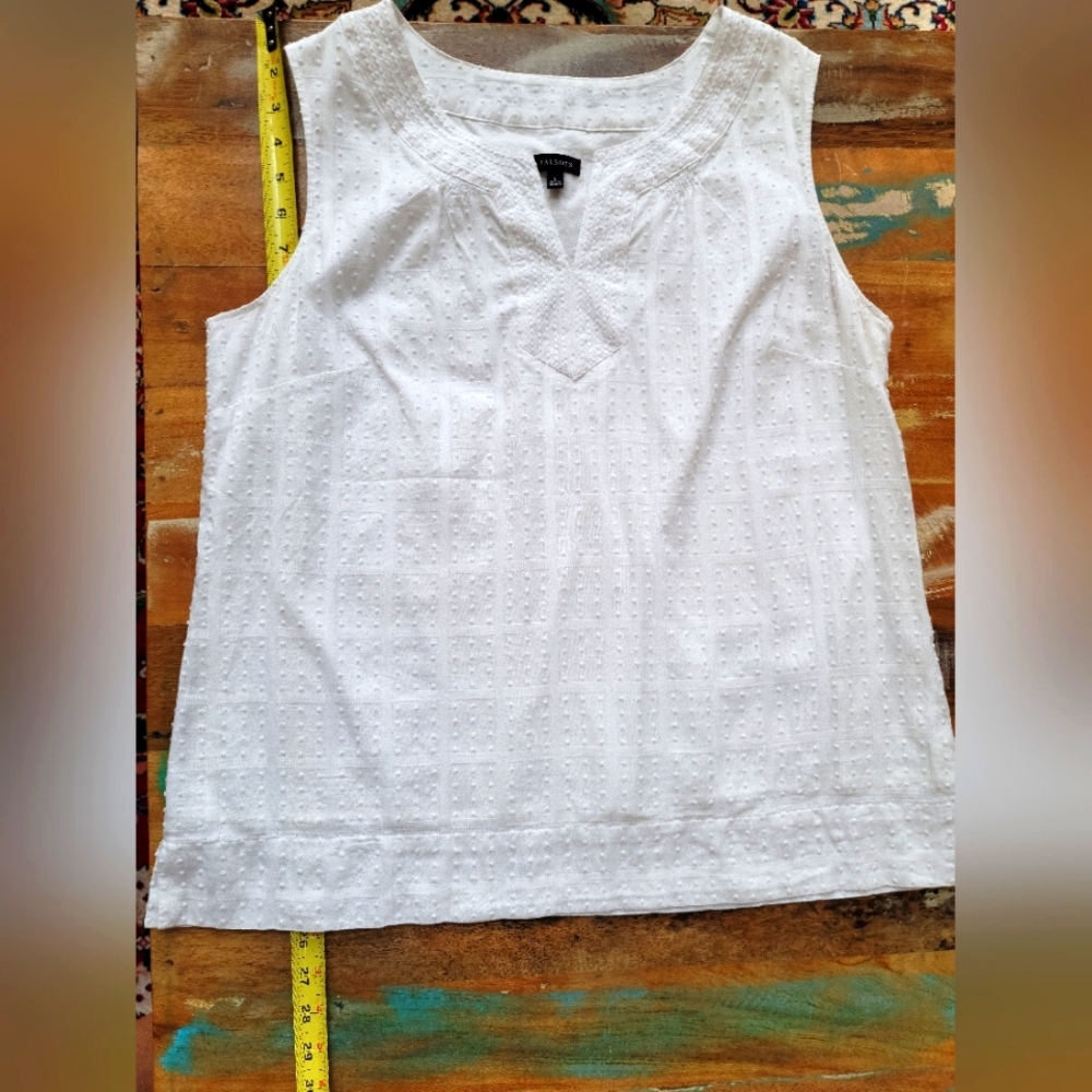 Talbots Fully Lined Cotton Top L